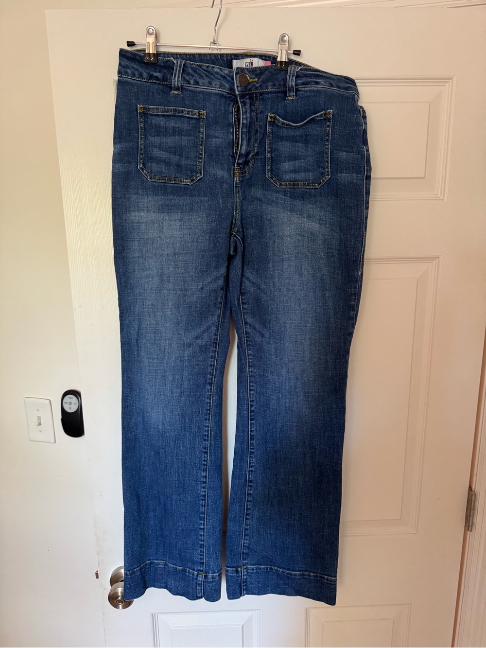 CAbi Women's Blue Flare Jeans